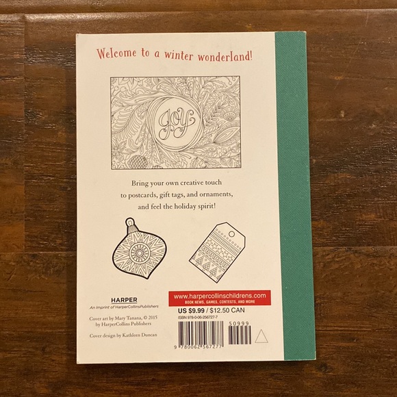 2 Coloring Books: Tropical World: A Coloring Book Adventure + Christmas to Color - Picture 9 of 11